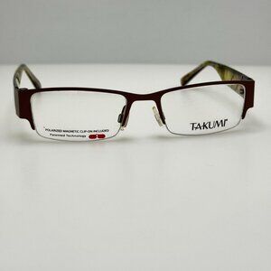 Takumi Eyeglasses Eye Glasses Frames T9973 10 51-18-135 W/ Clip